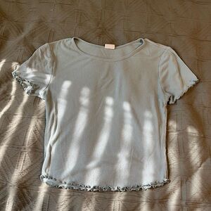 Sea foam green baby tee